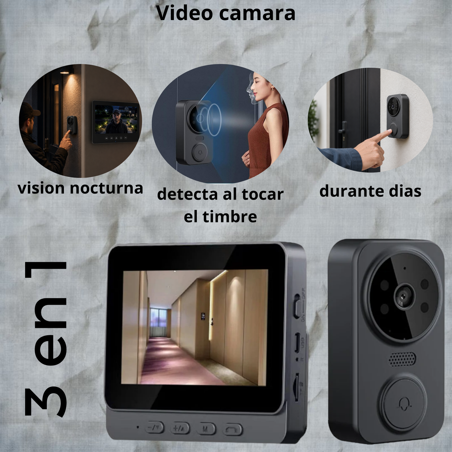 Cámara HD y Visión Nocturna