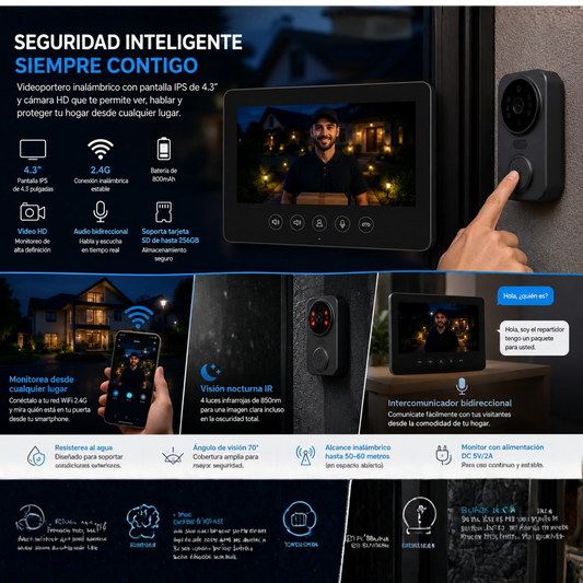 Cámara HD y Visión Nocturna
