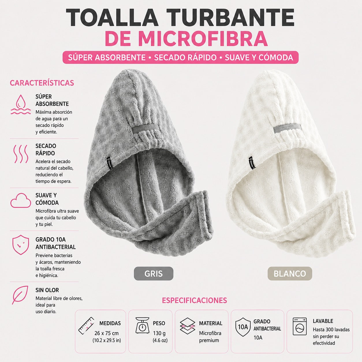 toalla absorbente
